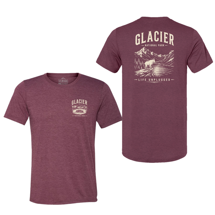 GLACIER NATIONAL PARK Triblend T-Shirt
