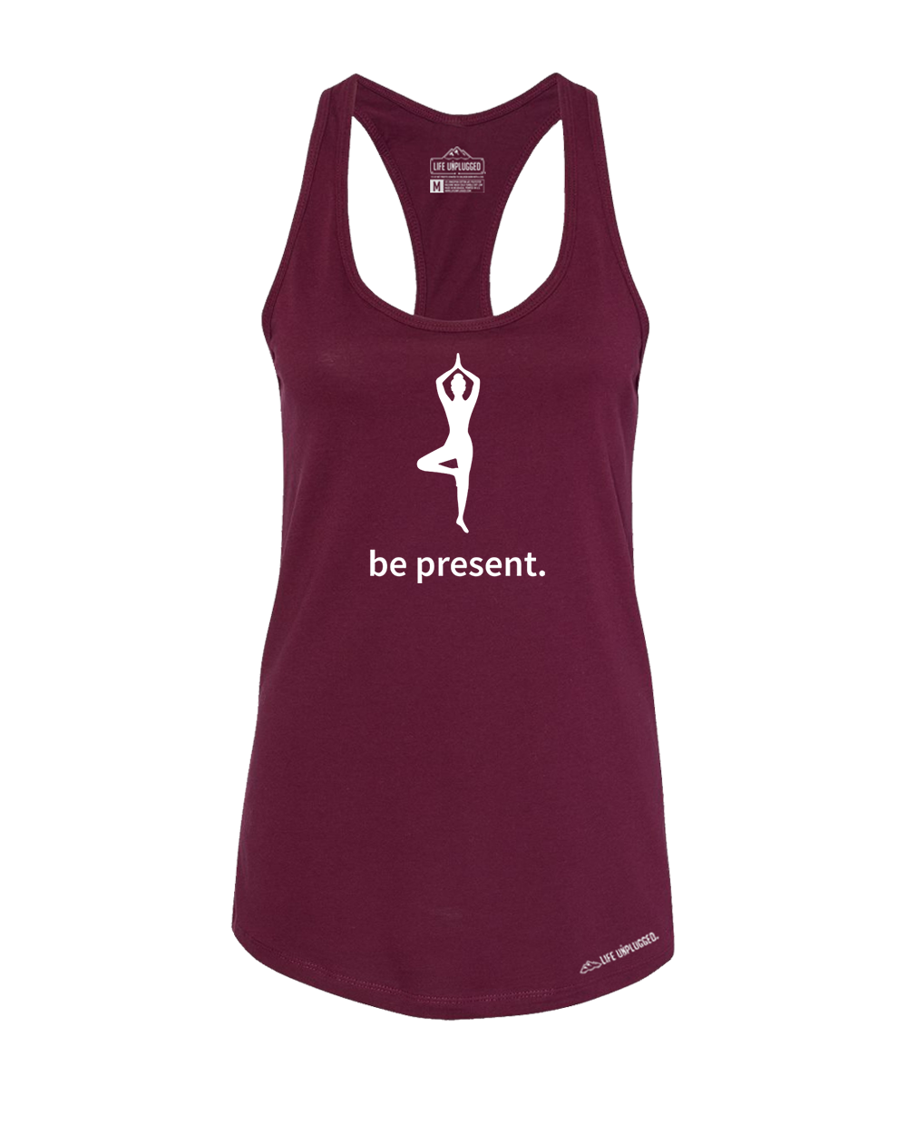 Yoga Premium Women's Relaxed Fit Racerback Tank Top - Life Unplugged
