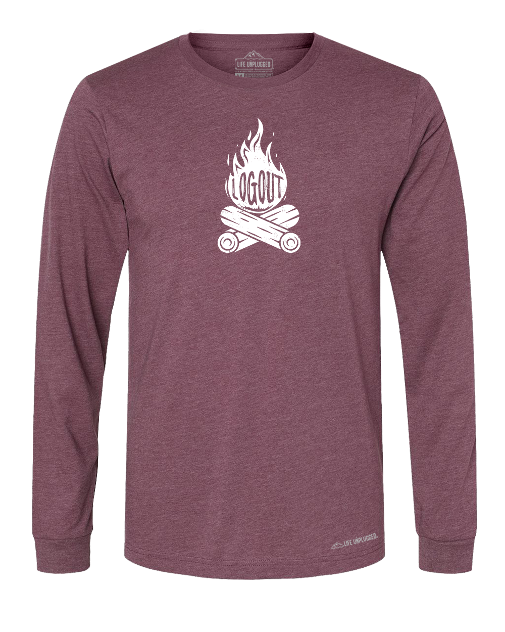 Log Out Campfire Premium Polyblend Long Sleeve T-Shirt