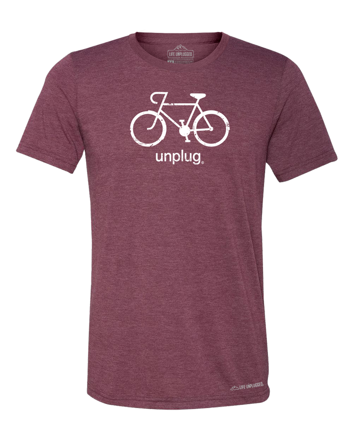Road Bike Premium Triblend T-Shirt - Life Unplugged