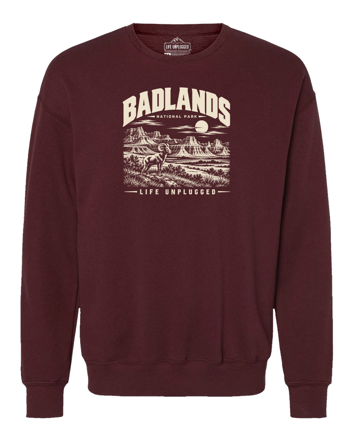 BADLANDS NATIONAL PARK Midweight Super Soft Crewneck
