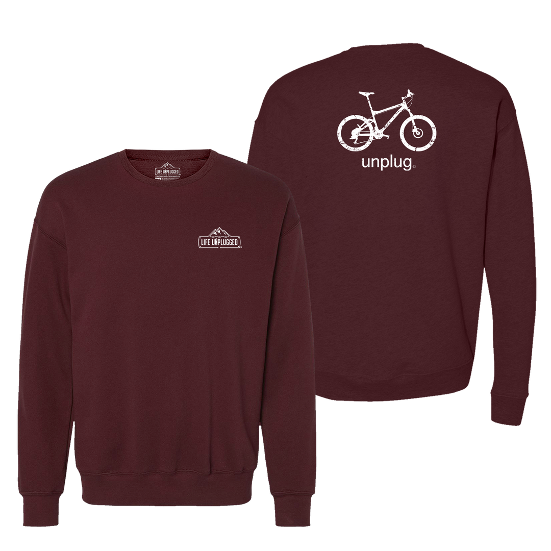 Mountain Bike Midweight Super Soft Crewneck Sweatshirt