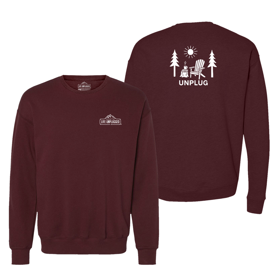 READING IN THE WOODS Midweight Super Soft Crewneck