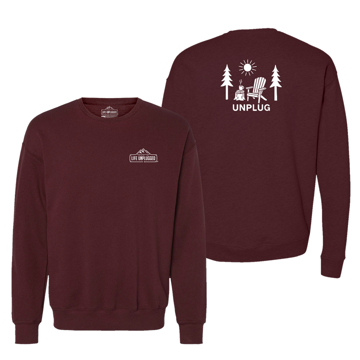 READING IN THE WOODS Midweight Super Soft Crewneck