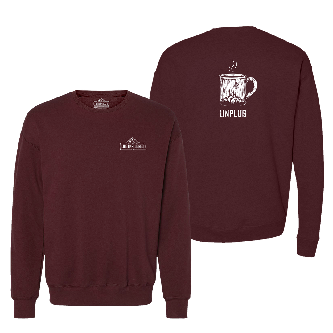 WOODEN COFFEE MUG Midweight Super Soft Crewneck Sweatshirt