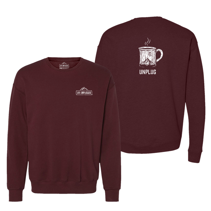 WOODEN COFFEE MUG Midweight Super Soft Crewneck Sweatshirt