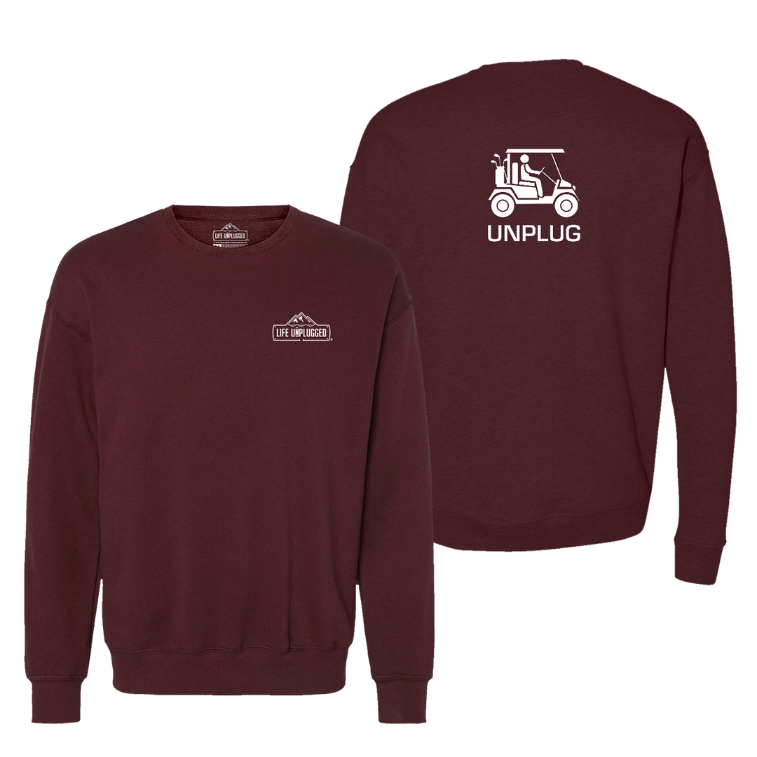 Golf Cart Midweight Super Soft Crewneck Sweatshirt