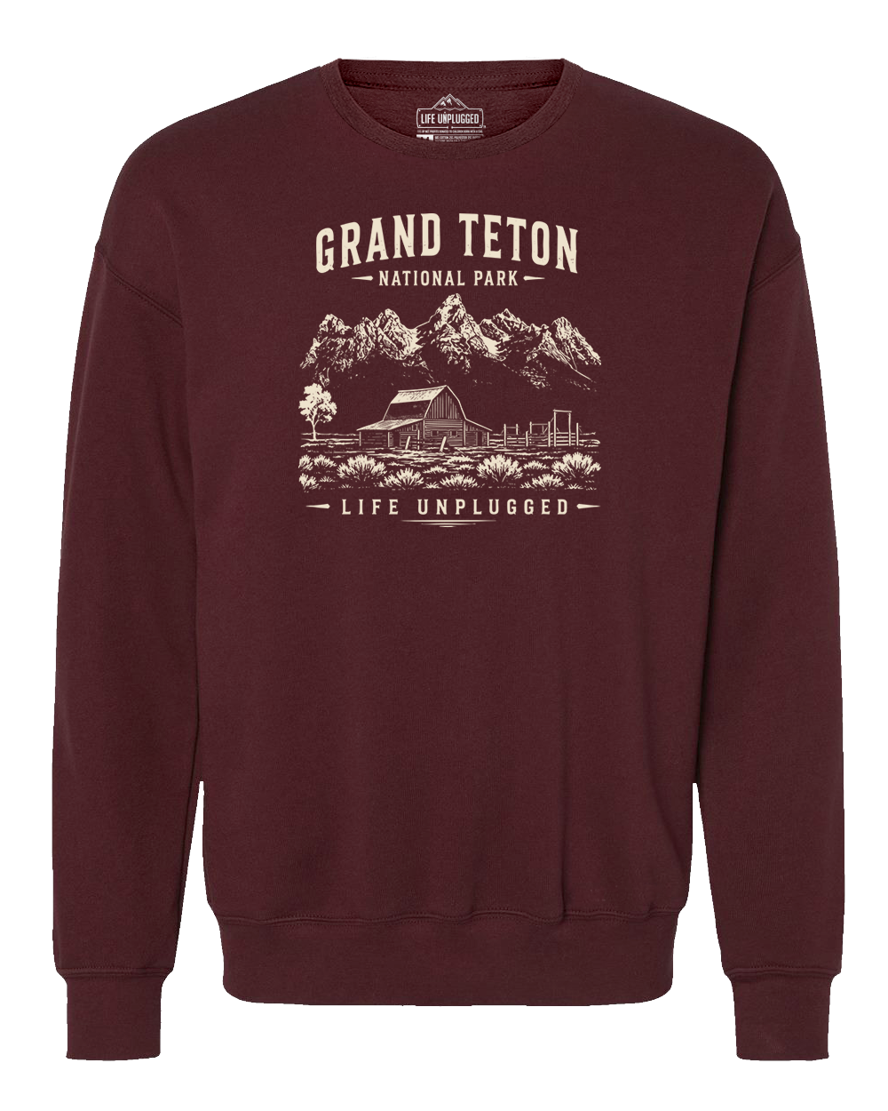 GRAND TETON NATIONAL PARK Midweight Super Soft Crewneck