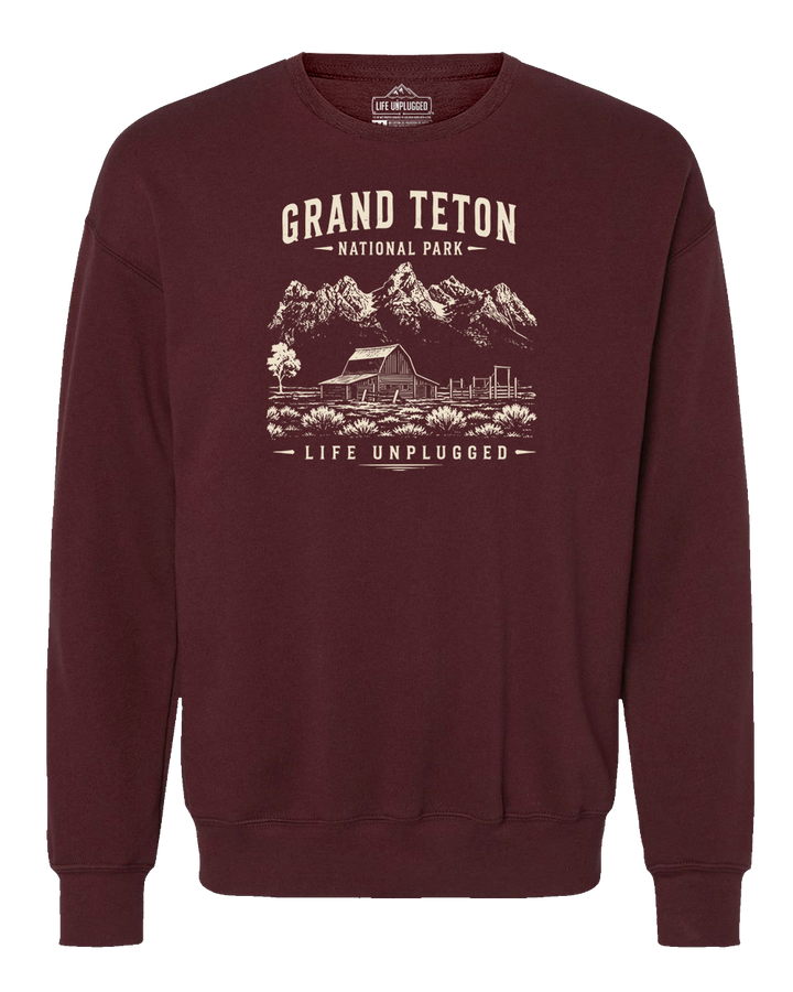GRAND TETON NATIONAL PARK Midweight Super Soft Crewneck