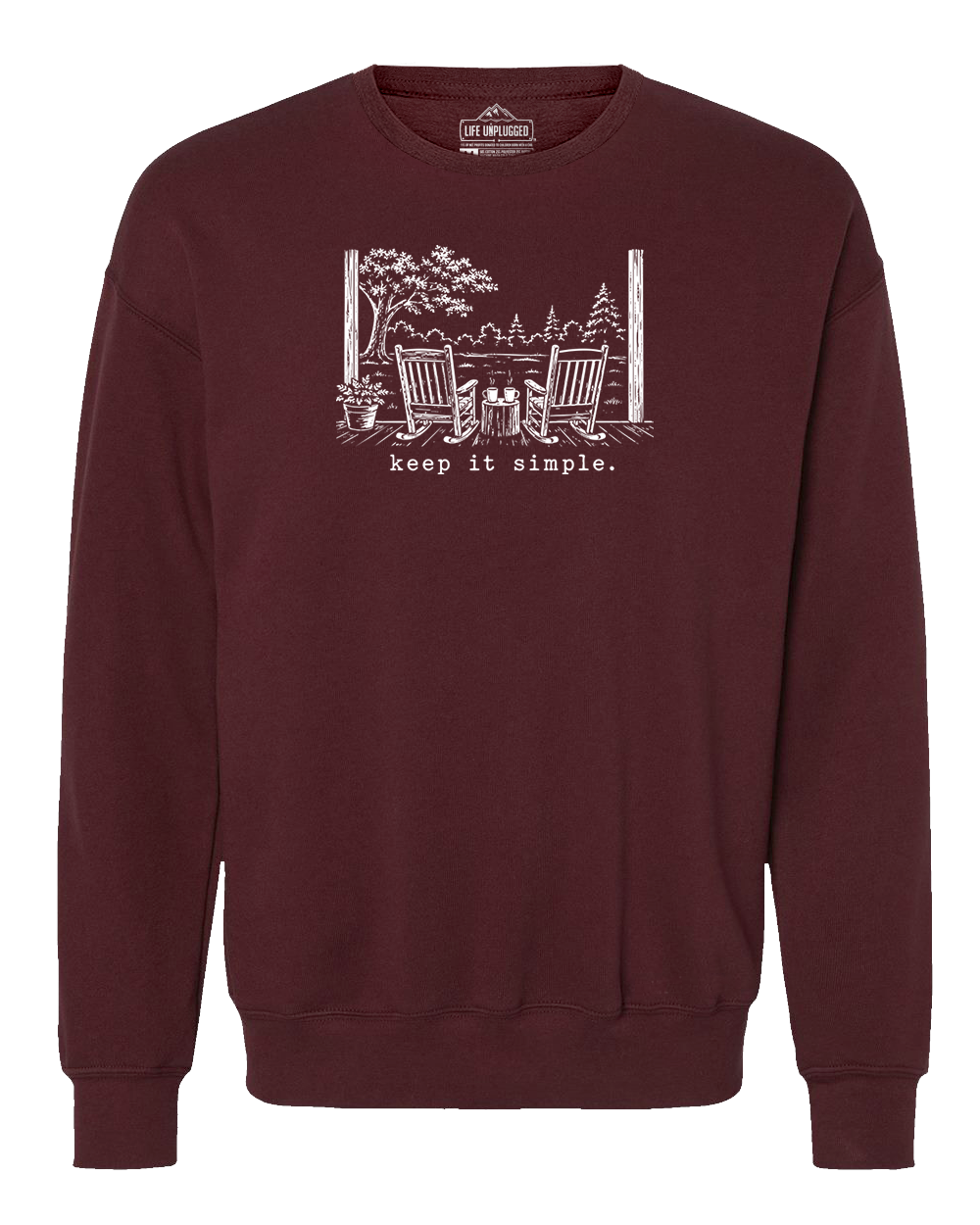 KEEP IT SIMPLE. Midweight Super Soft Crewneck