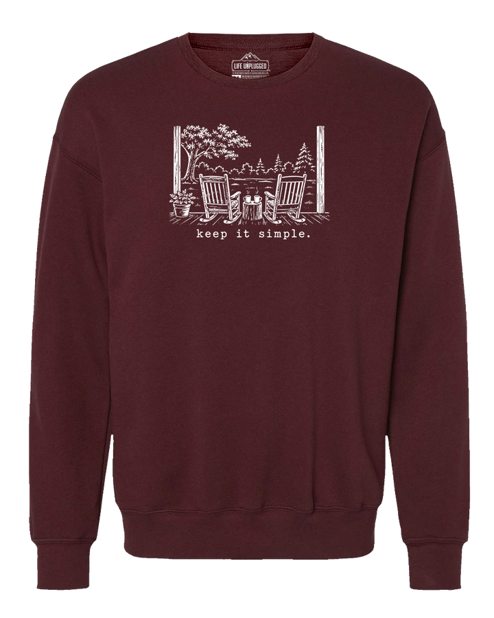 KEEP IT SIMPLE. Midweight Super Soft Crewneck