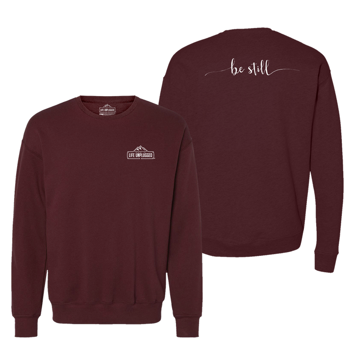 Be Still Midweight Super Soft Crewneck Sweatshirt