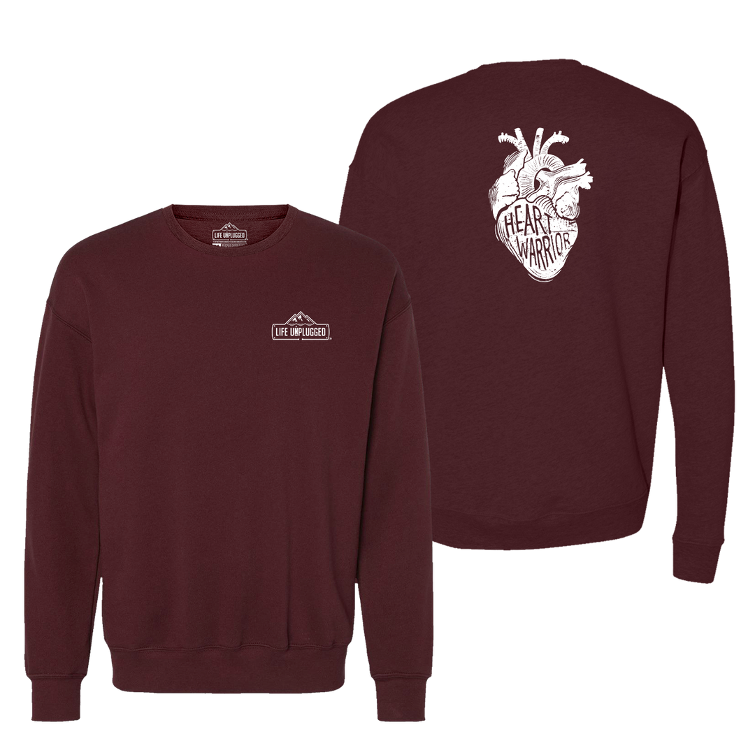 HEART WARRIOR Midweight Super Soft Crewneck Sweatshirt