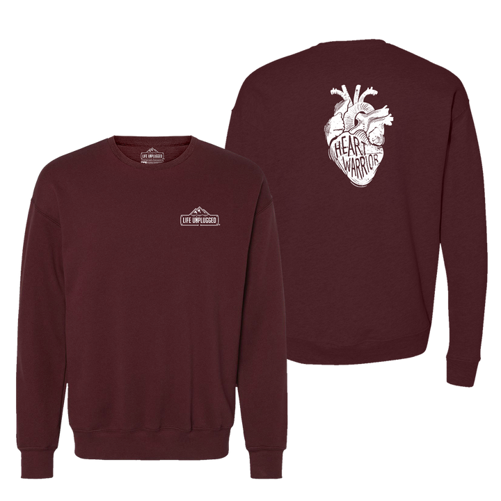 HEART WARRIOR Midweight Super Soft Crewneck Sweatshirt