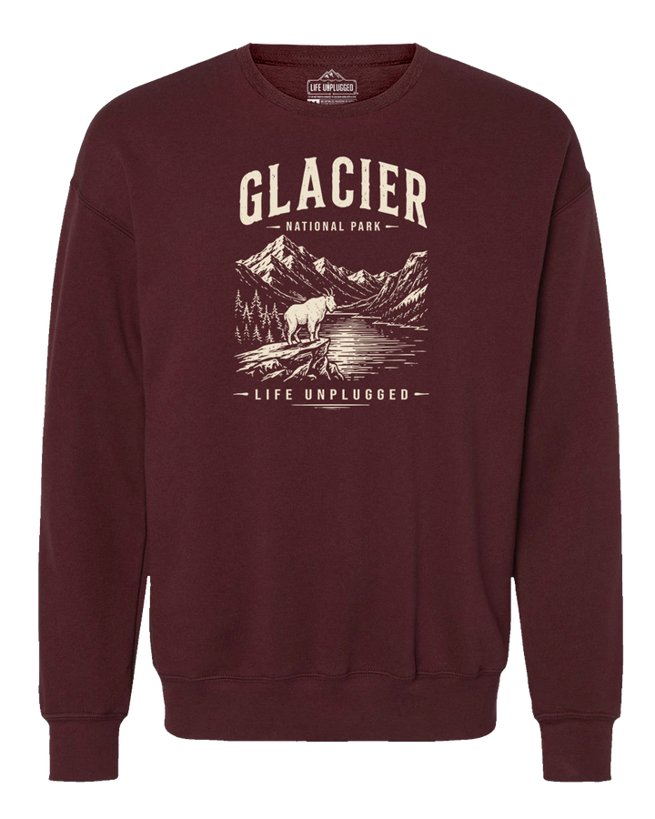 GLACIER NATIONAL PARK Midweight Super Soft Crewneck