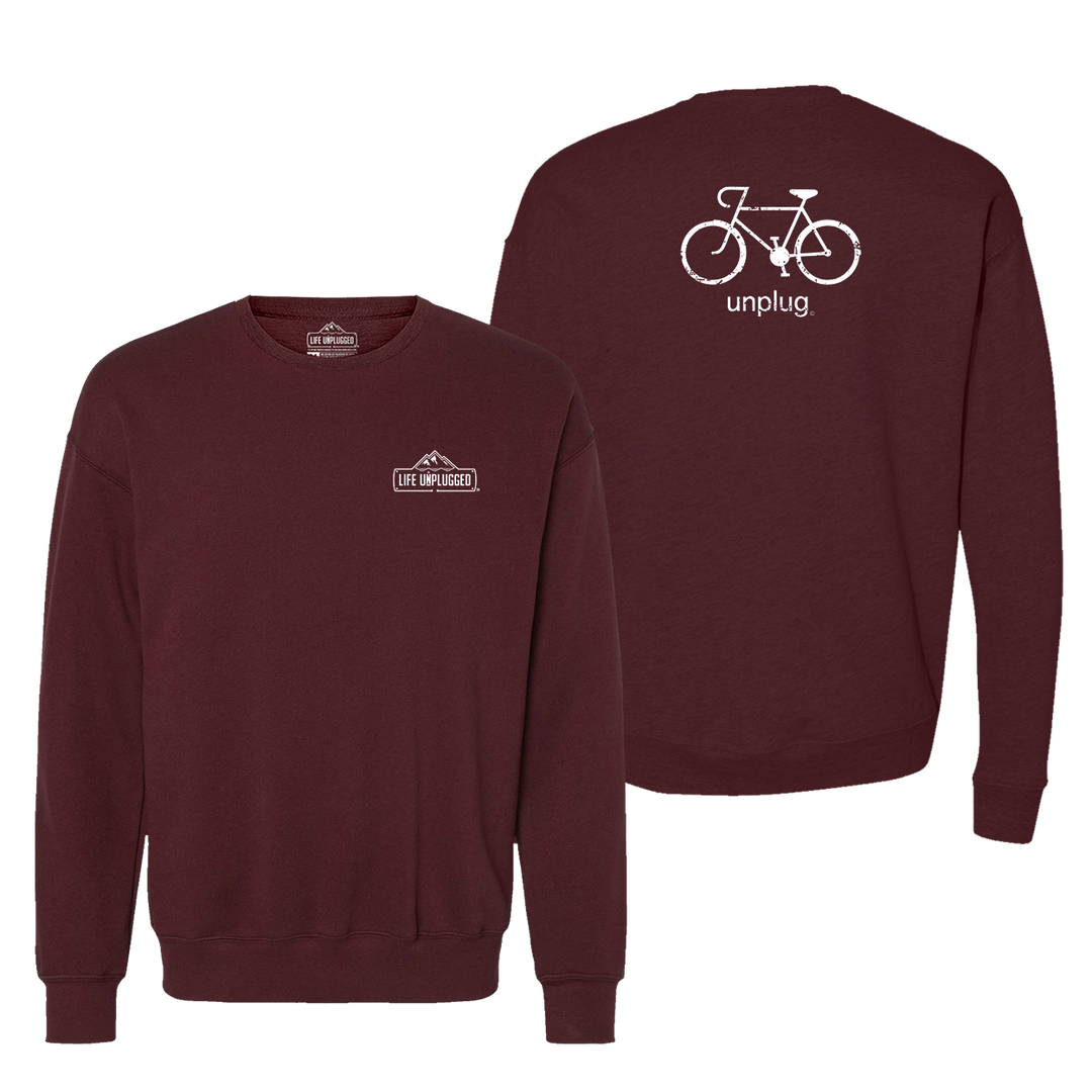 Road Bike Midweight Super Soft Crewneck Sweatshirt