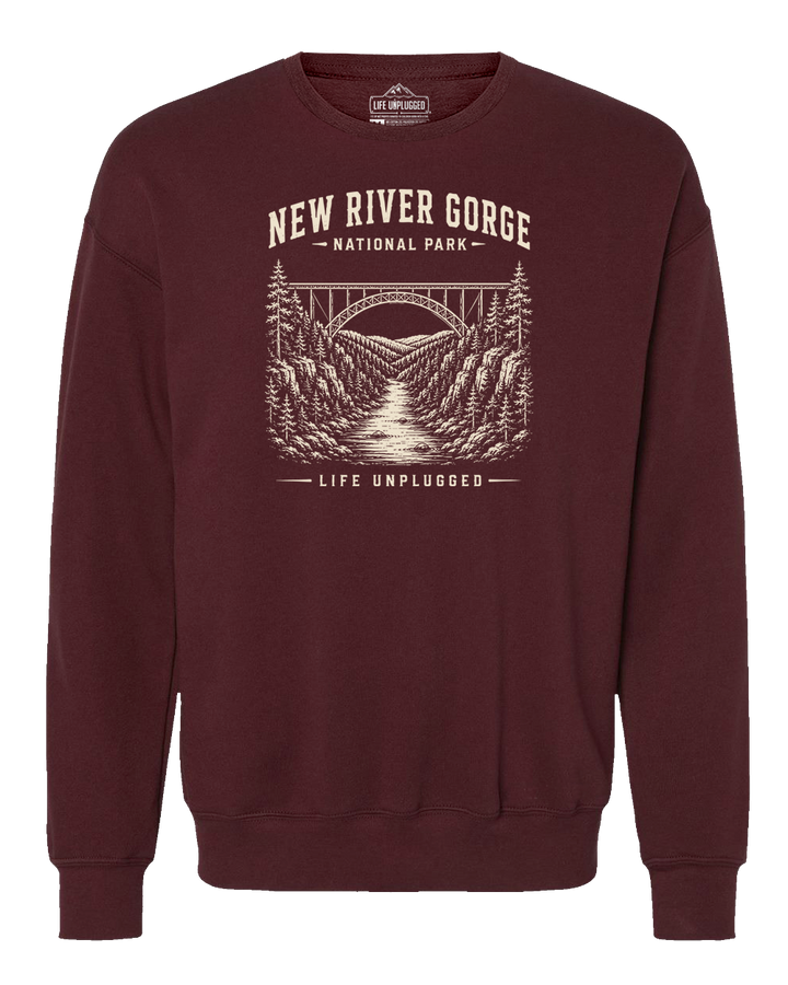 NEW RIVER GORGE NATIONAL PARK Midweight Super Soft Crewneck