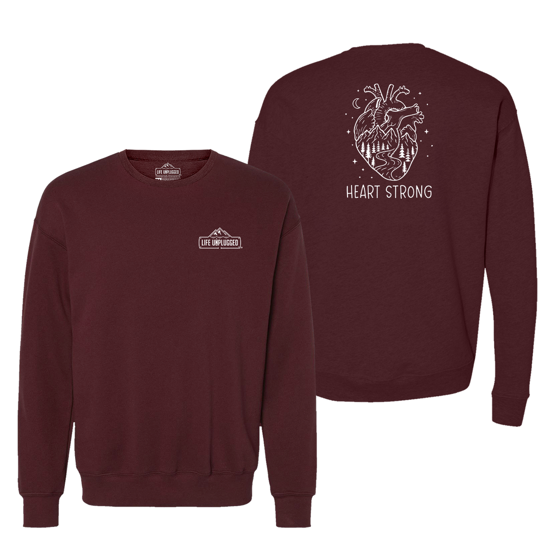 HEART STRONG Midweight Super Soft Crewneck