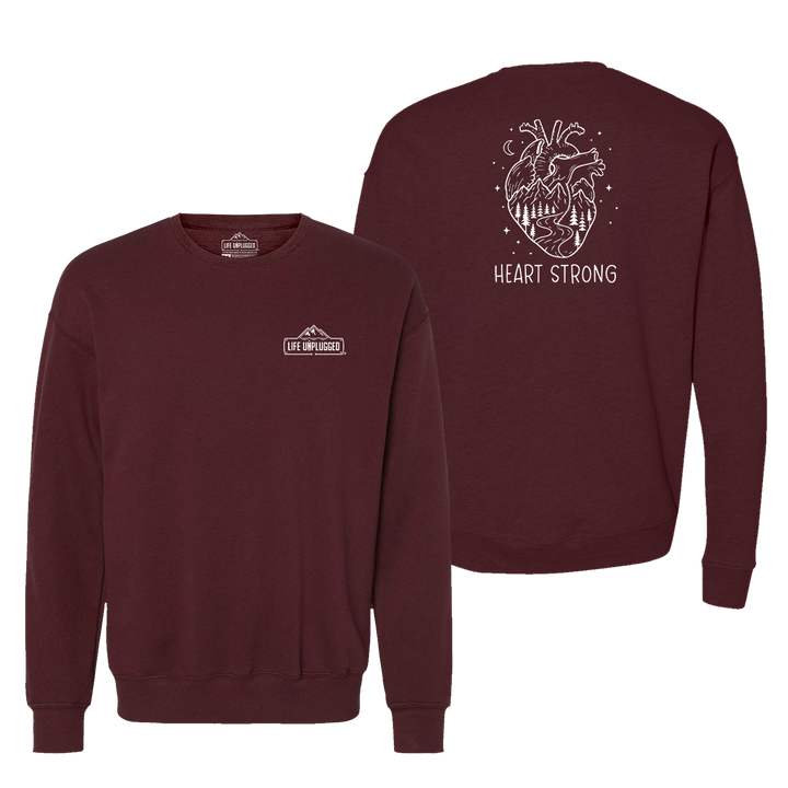 HEART STRONG Midweight Super Soft Crewneck