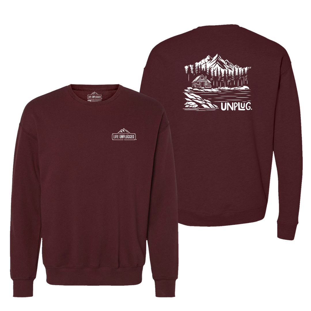 Cabin In The Woods Midweight Super Soft Crewneck Sweatshirt