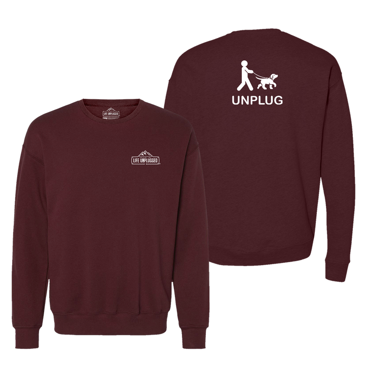 Dog Walking Midweight Super Soft Crewneck Sweatshirt