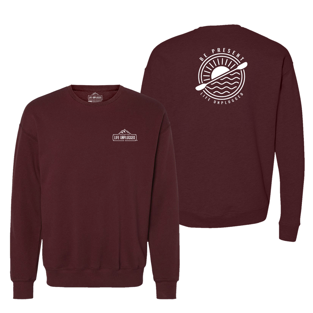 Be Present Paddle Midweight Super Soft Crewneck Sweatshirt