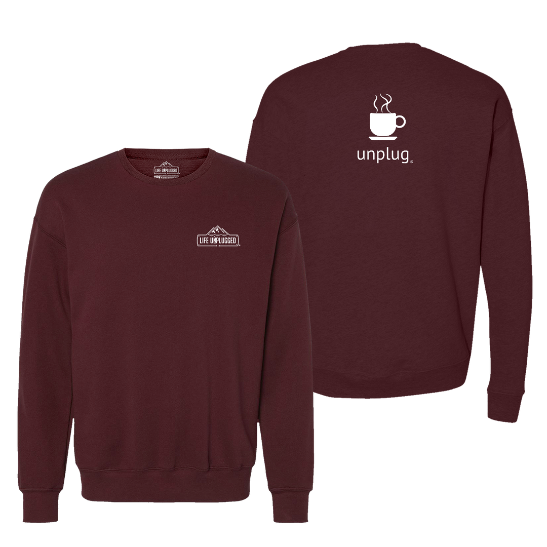 Coffee Midweight Super Soft Crewneck Sweatshirt