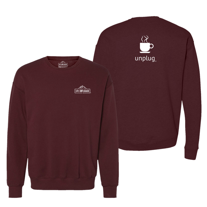 Coffee Midweight Super Soft Crewneck Sweatshirt