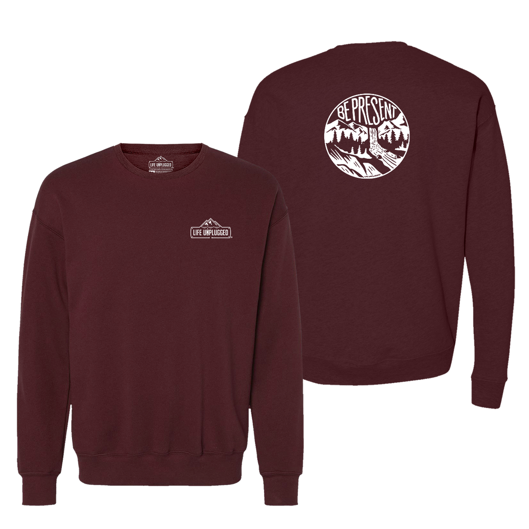 Be Present Waterfall Midweight Super Soft Crewneck Sweatshirt