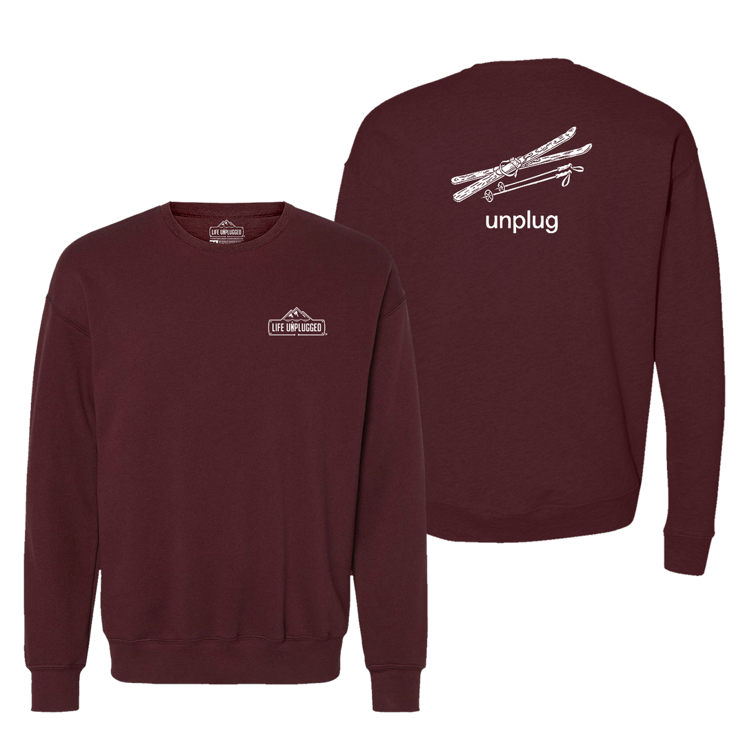 VINTAGE SKIS Midweight Super Soft Crewneck