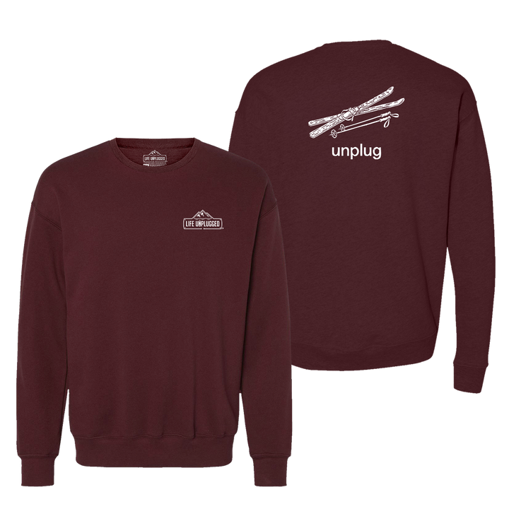 VINTAGE SKIS Midweight Super Soft Crewneck