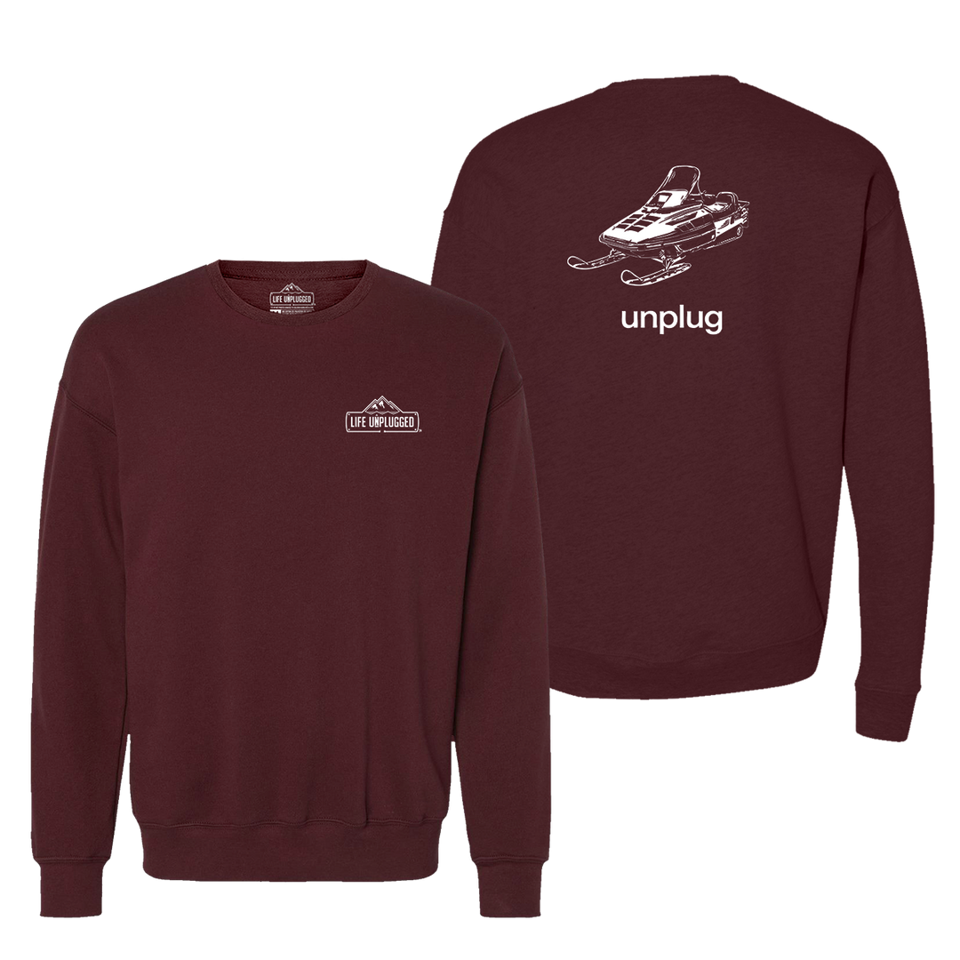 SNOWMOBILE Midweight Super Soft Crewneck