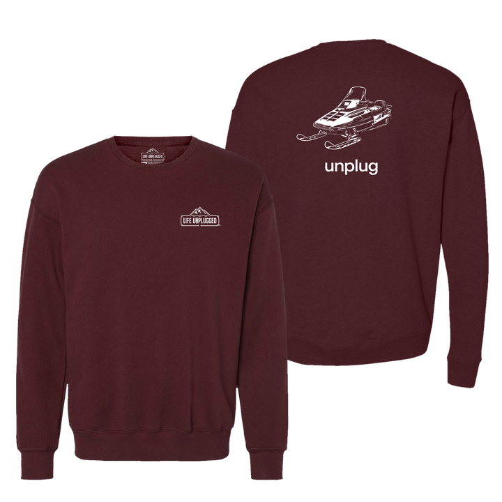SNOWMOBILE Midweight Super Soft Crewneck