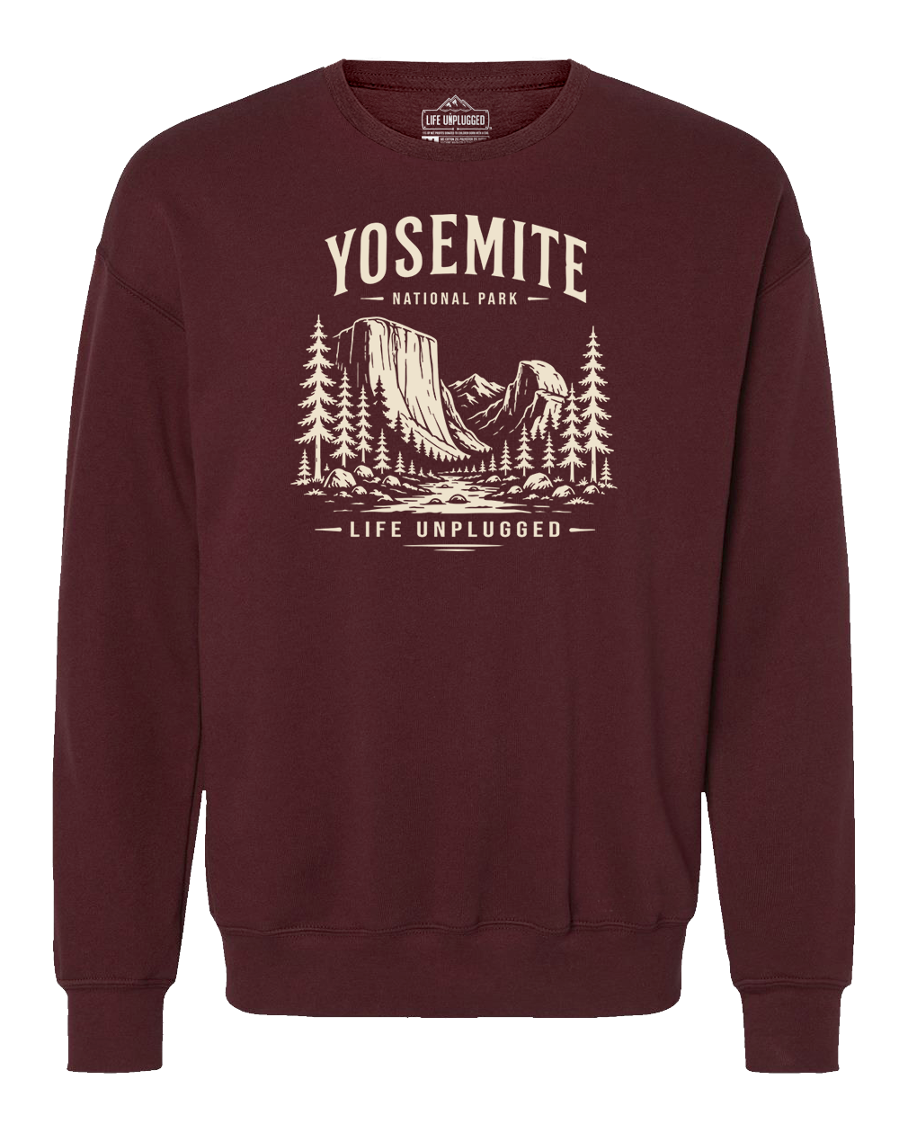 YOSEMITE NATIONAL PARK Midweight Super Soft Crewneck