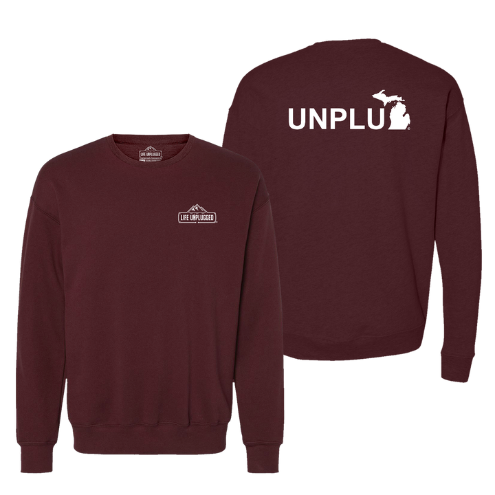 Unplug (MI) Midweight Super Soft Crewneck Sweatshirt
