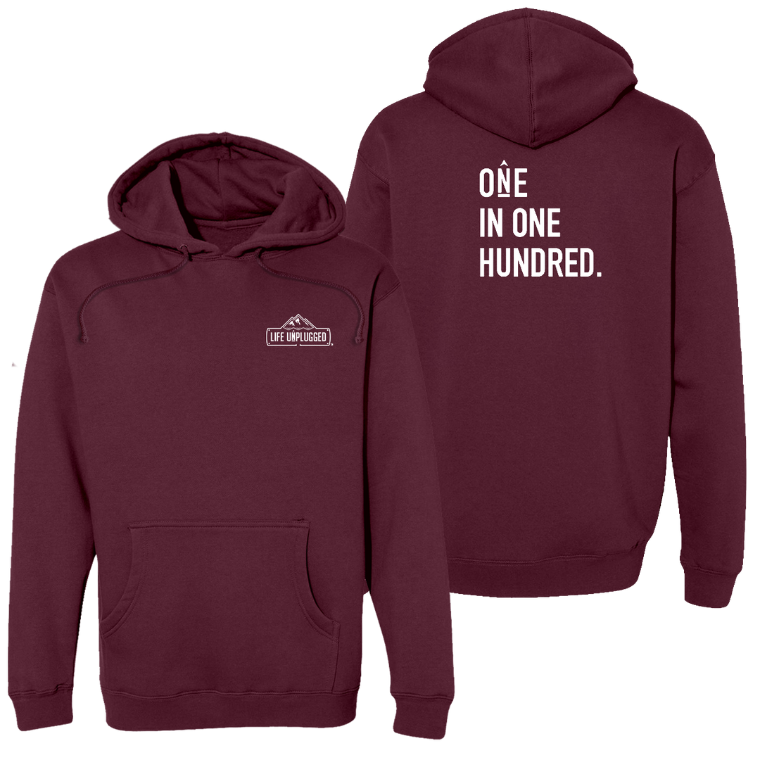 One In One Hundred Stacked Heavyweight Hoodie