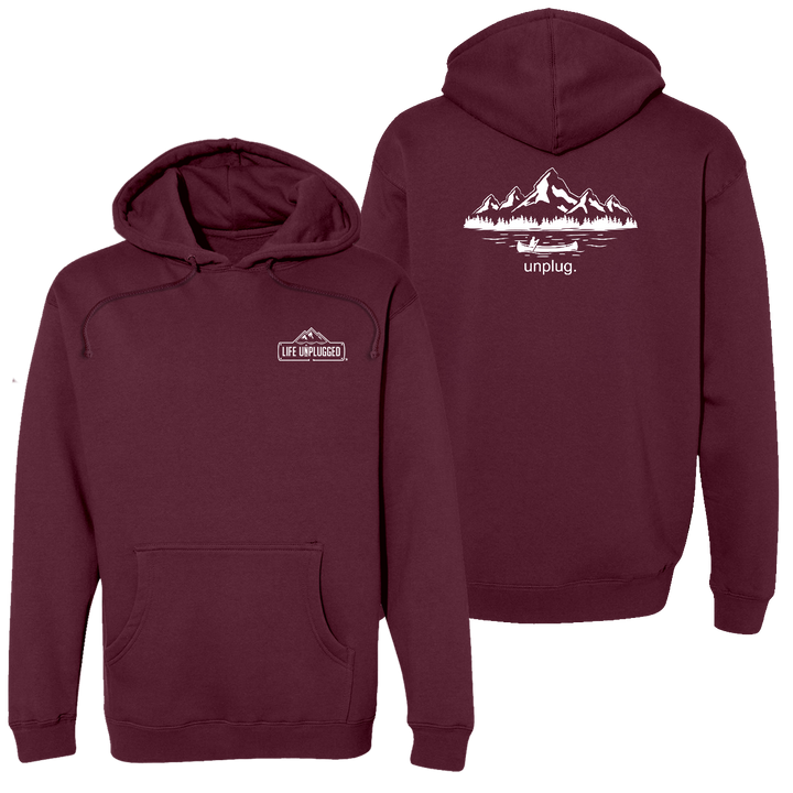 Canoeing In The Mountains Heavyweight Hoodie