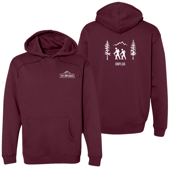 Hiking Scene Heavyweight Hoodie