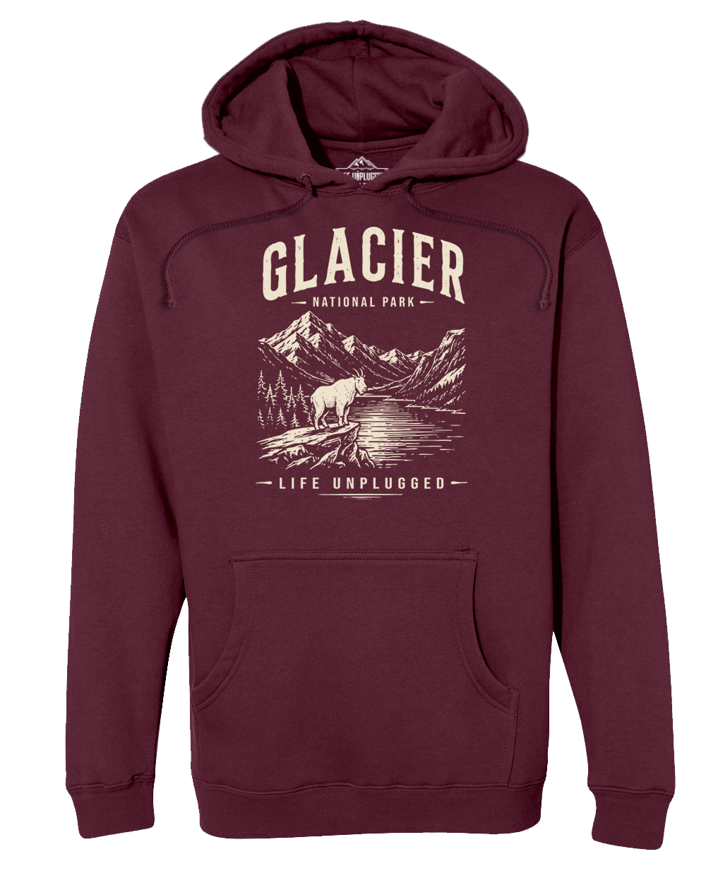 GLACIER NATIONAL PARK Heavyweight Hoodie