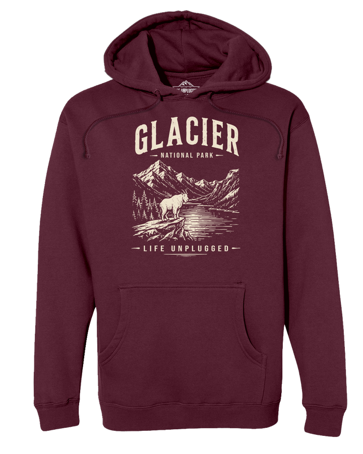 GLACIER NATIONAL PARK Heavyweight Hoodie