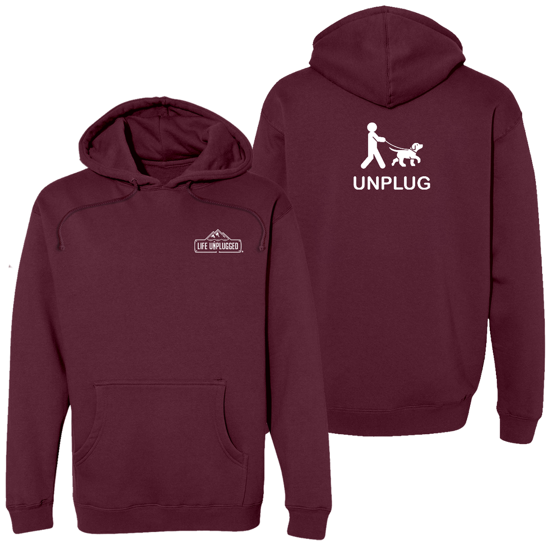Dog Walking Heavyweight Hoodie
