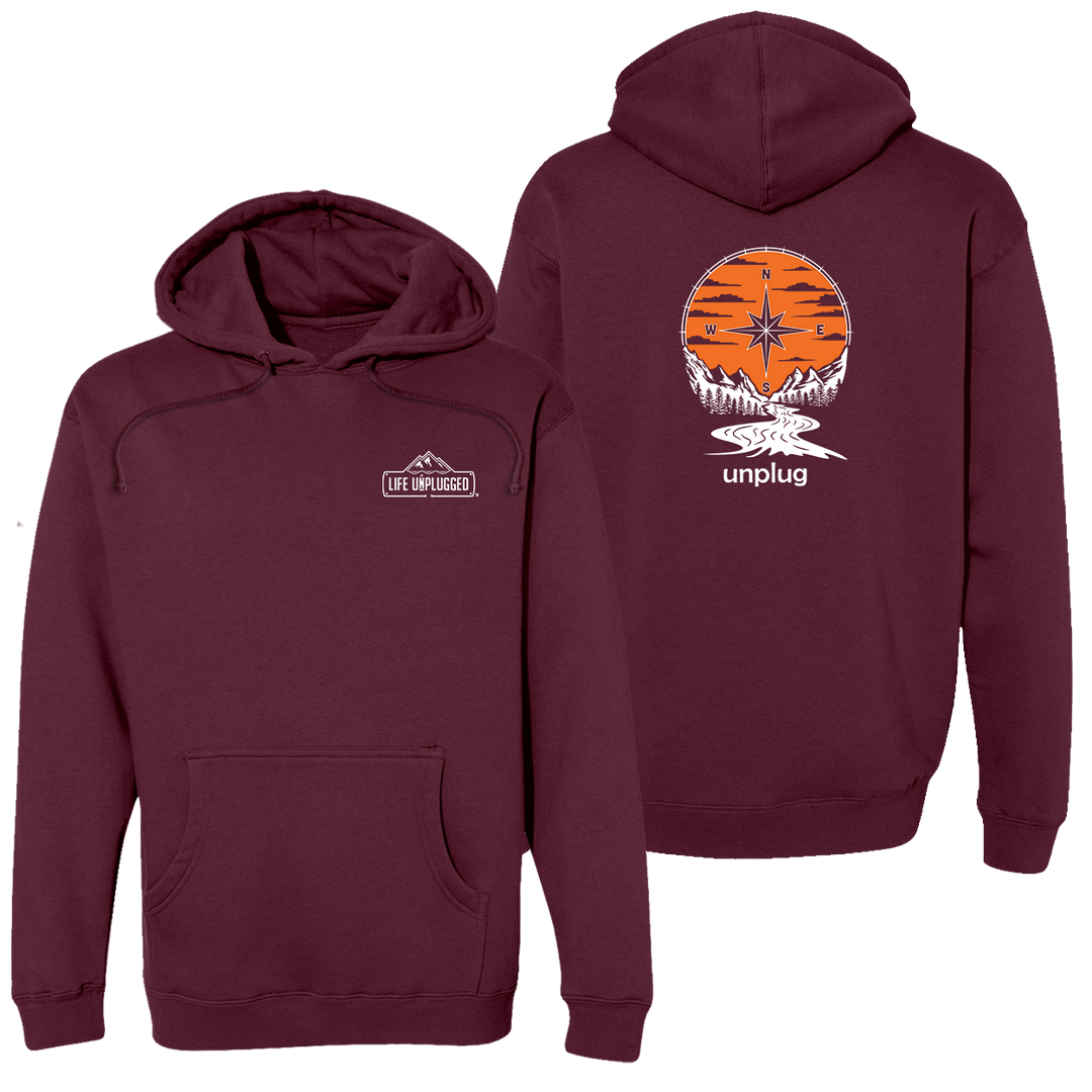 Compass Sunset Heavyweight Hoodie