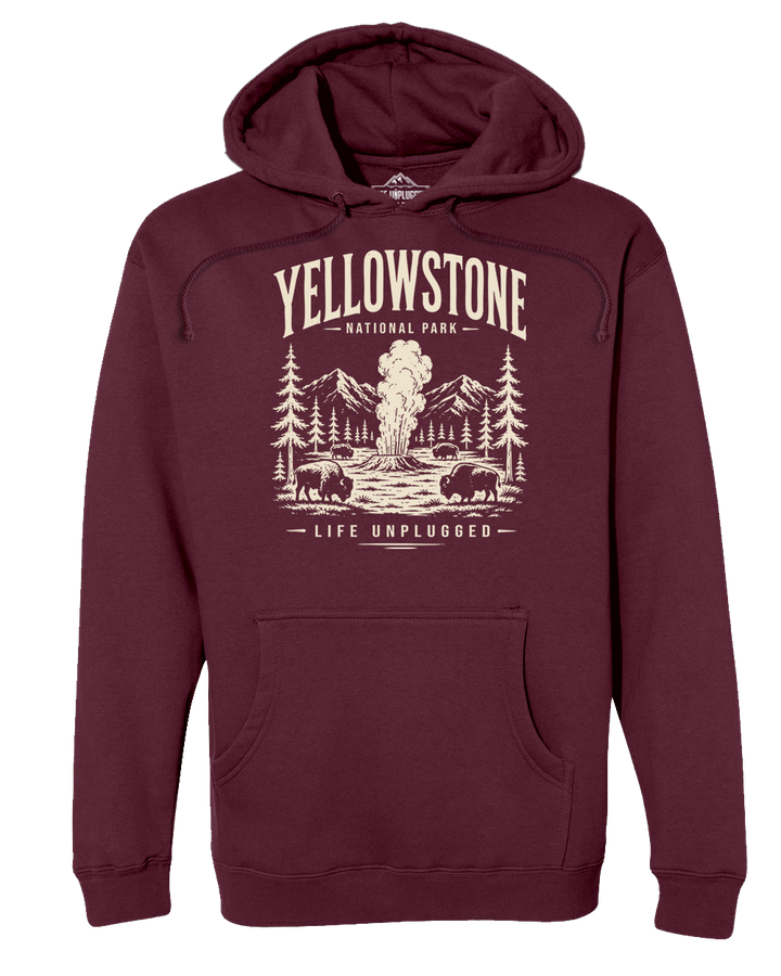 YELLOWSTONE NATIONAL PARK Heavyweight Hoodie