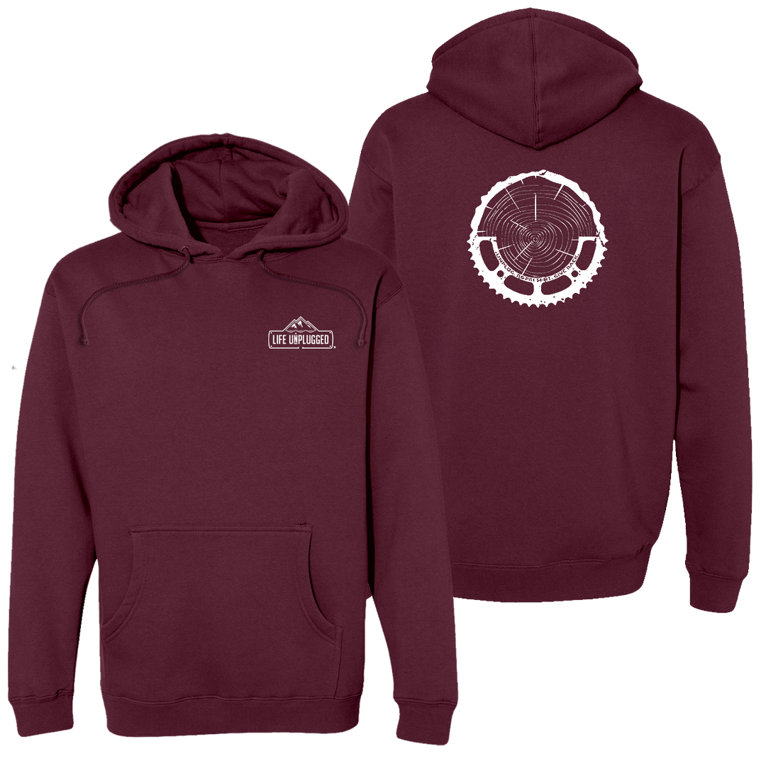 Tree Rings Chainring Heavyweight Hoodie