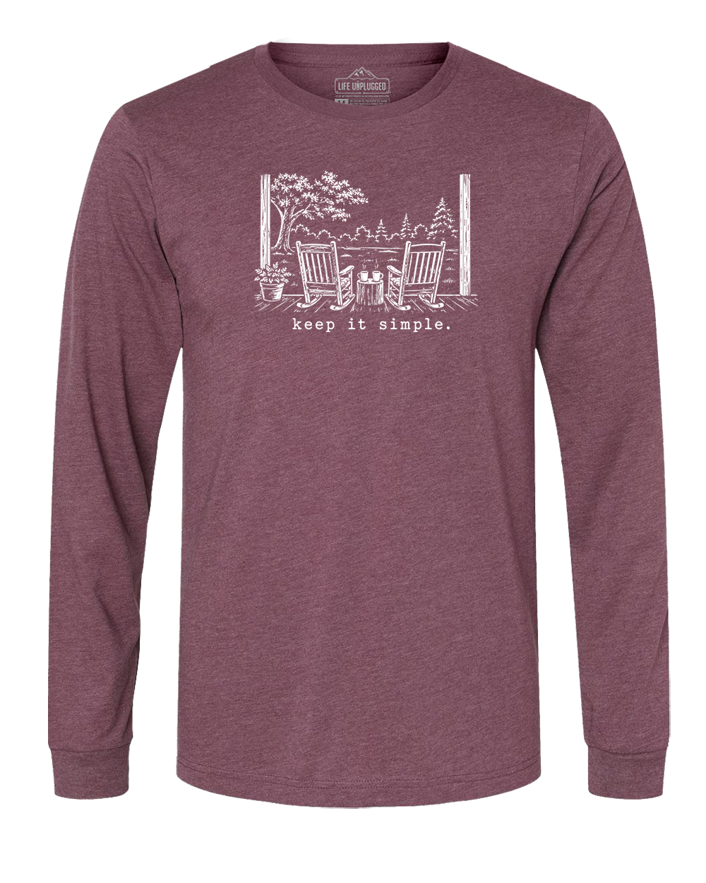 KEEP IT SIMPLE. Long Sleeve T-Shirt