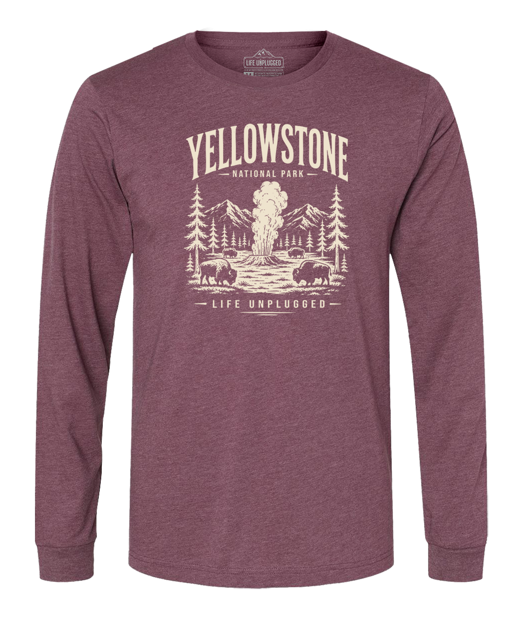 YELLOWSTONE NATIONAL PARK Long Sleeve T-Shirt
