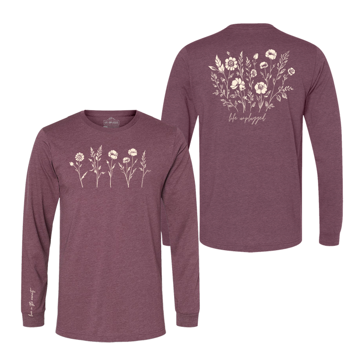Live in the Moment Wildflower Long Sleeve T-Shirt