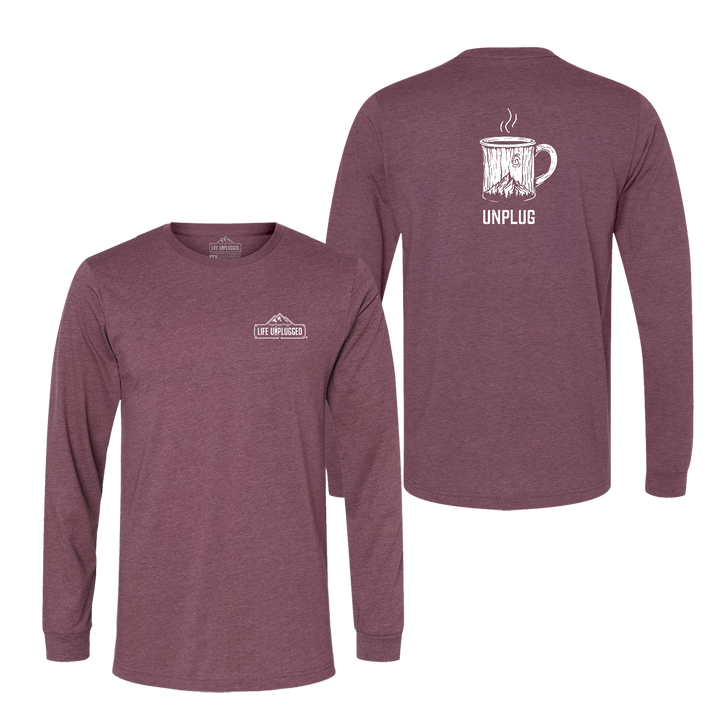 WOODEN COFFEE MUG Long Sleeve T-Shirt