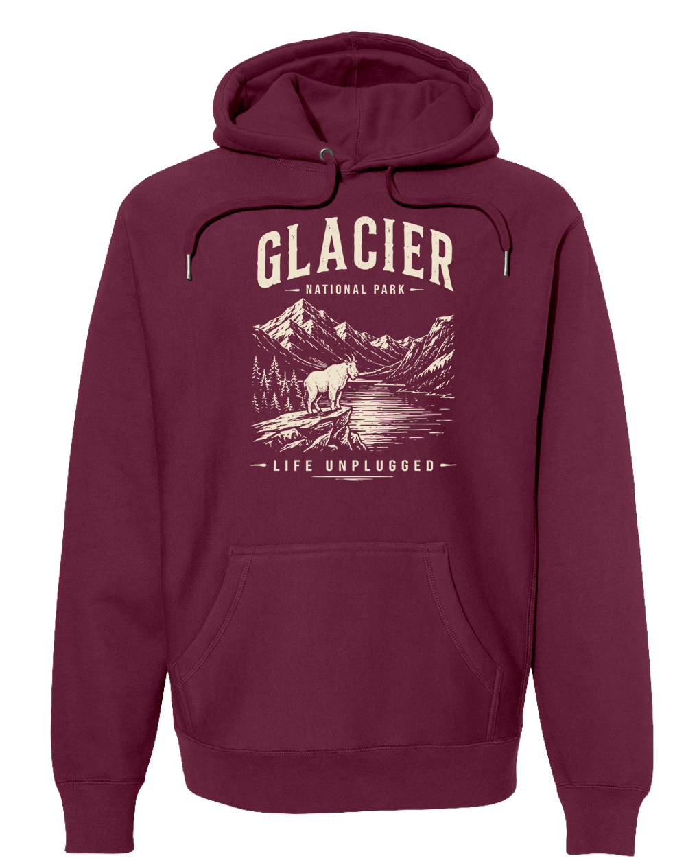 GLACIER NATIONAL PARK Super Heavyweight Hoodie