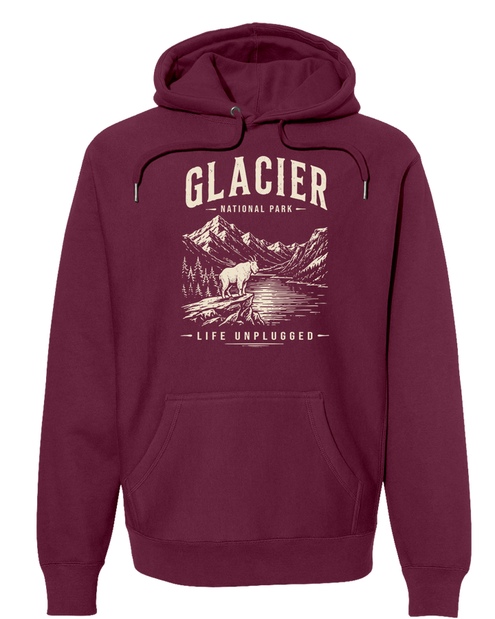 GLACIER NATIONAL PARK Super Heavyweight Hoodie